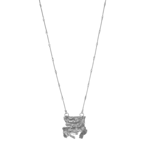 Freezing February riipus hopea Sirokoru käsintehdyllä ketjulla