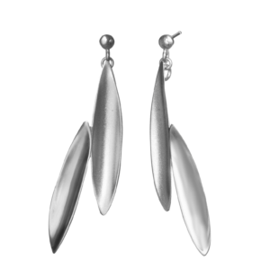 Humming Bird -korvakorut, kolmiosaiset roikkuvat nappikiinnityksellä