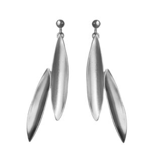 Humming Bird -korvakorut, kolmiosaiset roikkuvat nappikiinnityksellä