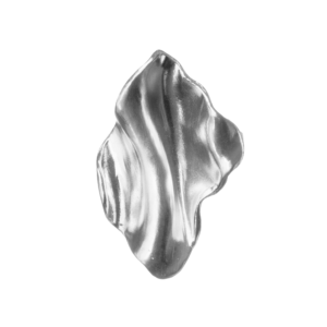 Illuusio-sormus salmiakki Laura Bruun hopeasormus