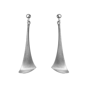 Song in Silver -korvakorut, Hopeiset roikkuvat korvakorut, tehty Suomessa